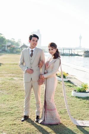 ชุดไทยเจ้าสาว ชุดไทยจักรพรรดิ์ เช่าที่แบมบี้ เวดดิ้ง ห้วยขวาง
